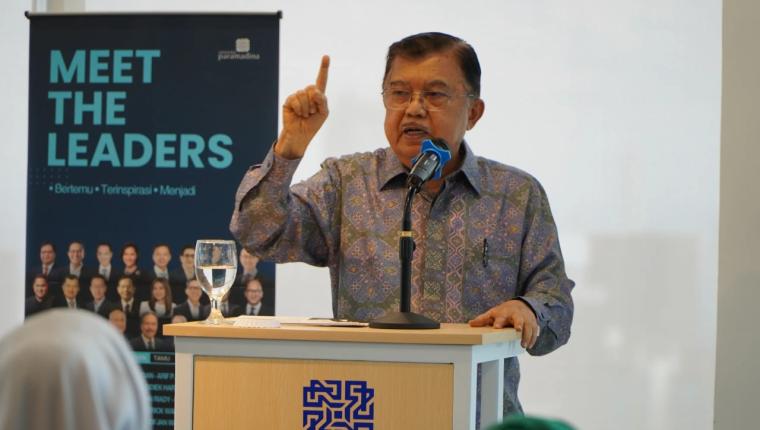 Jusuf Kalla Saat Menghadiri Kegiatan Paramadina, Pemimpin Bukan Sekedar Pemimpin