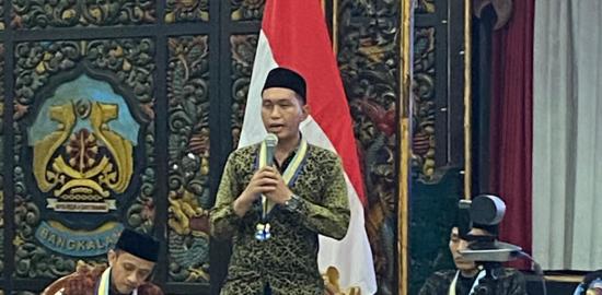 Abdur Rozak Calon Ketua PKC PMII Jatim Tolak Eksplorasi Migas