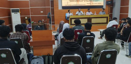 Menyoroti Ancaman Industrilisasi Pertambangan di Maluku Utara, BEM Unkhair Menggelar Dialog Publik