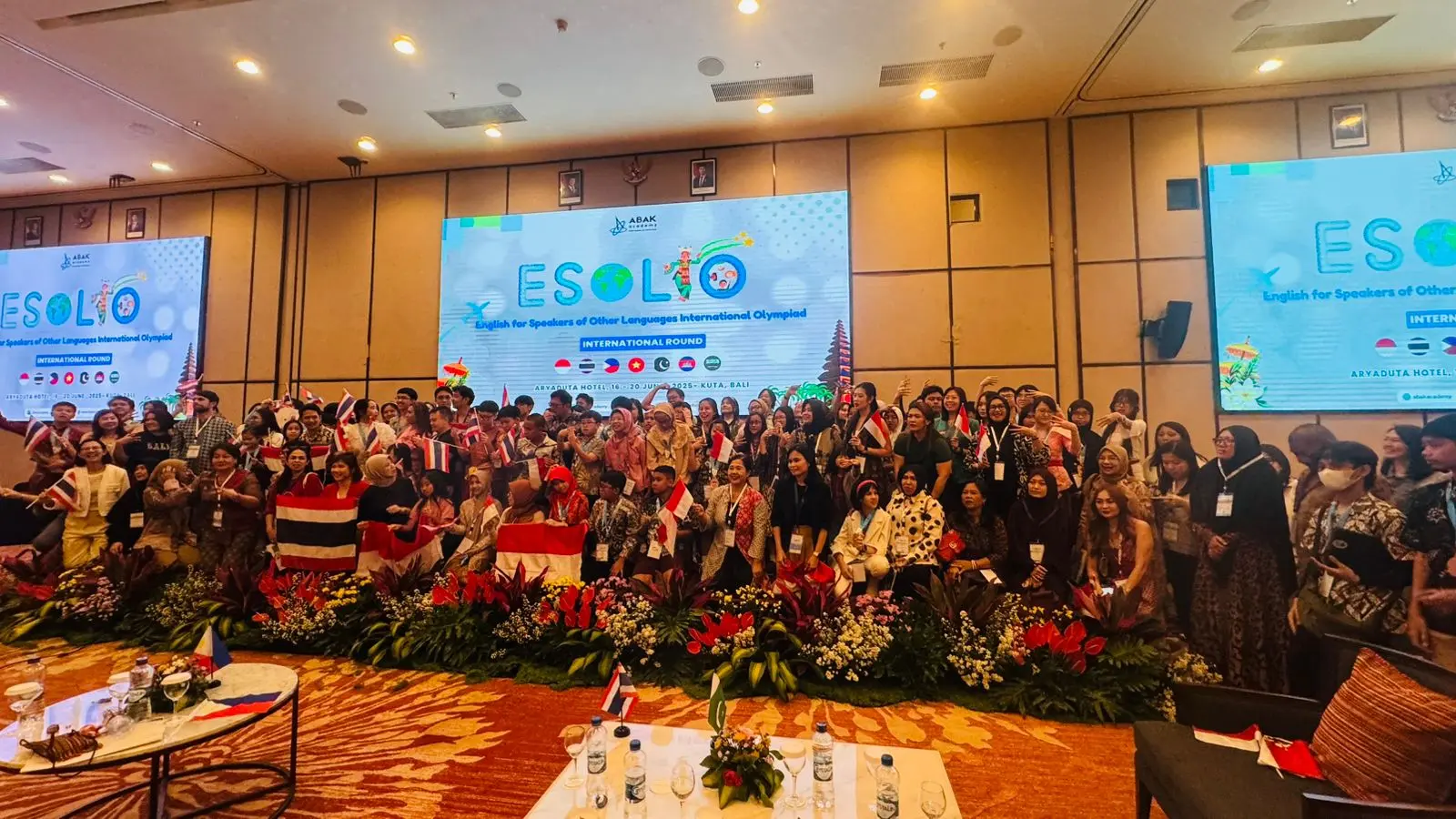 Abak Academy Sukses Menyelenggarakan ESOLIO 2025 di Bali, 86 Siswa dari 4 Negara Ikut Serta dalam Olimpiade Bahasa Inggris Internasional