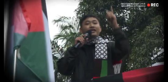 Ketua Umum PW PII Jakarta, Imaduddin Serukan Aksi Kemanusiaan di Depan Kedubes Mesir: "Buka Rafah, Selamatkan Gaza!"
