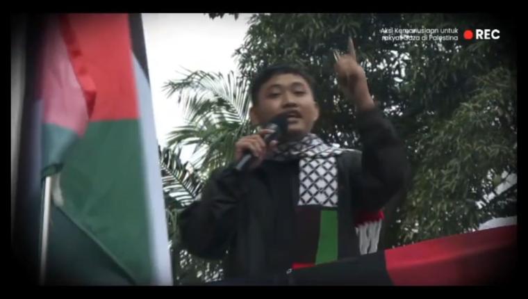 Ketua Umum PW PII Jakarta, Imaduddin Serukan Aksi Kemanusiaan di Depan Kedubes Mesir: "Buka Rafah, Selamatkan Gaza!"