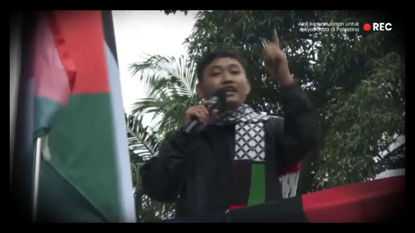 Ketua Umum PW PII Jakarta, Imaduddin Serukan Aksi Kemanusiaan di Depan Kedubes Mesir: "Buka Rafah, Selamatkan Gaza!"
