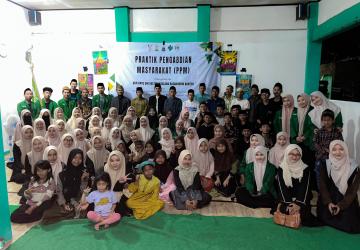 UKM UPTQ UIN SMH BANTEN Gelar Praktik Pengabdian Masyarakat : Dengan Al Qur'an kami Mengabdi, Bersama Umat Kami Beraksi
