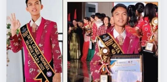 Pemilihan Duta Genre Sulut Tahun 2025: Mahasiswa IAT IAIN Manado Meraih Gelar Duta Media Sosial Inspirator 2025