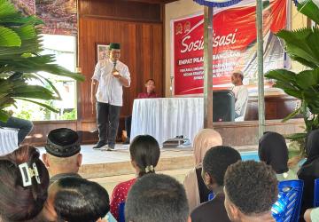 Reses Anggota DPD RI Dapil Papua Barat Daya H. Hartono, Sosialisasikan 4 Pilar Kebangsaan