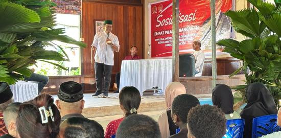 Reses Anggota DPD RI Dapil Papua Barat Daya H. Hartono, Sosialisasikan 4 Pilar Kebangsaan