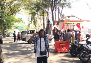 Soroti Proyek Paving Lapangan Kai Puf Busua, IPMB: Ini Tanda Bahaya, Dana Rp.182 juta Kemana?