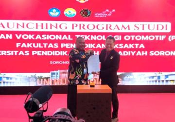 Unimuda Sorong Torehkan Sejarah Launching Prodi Pendidikan Vokasi Technologi Otomotif (PVTO)
