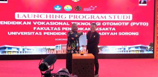 Unimuda Sorong Torehkan Sejarah Launching Prodi Pendidikan Vokasi Technologi Otomotif (PVTO)