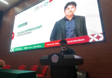 Samsul Manumpil, Koordinator Green Leadership Indonesia Kota Manado Ajak Mahasiswa Bergerak Hadapi Krisis Iklim