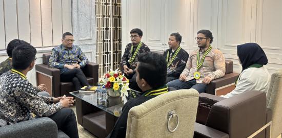 Ahmad Doli Kurnia Tanjung Terima Silaturahmi PB PII di Nusantara I DPR RI