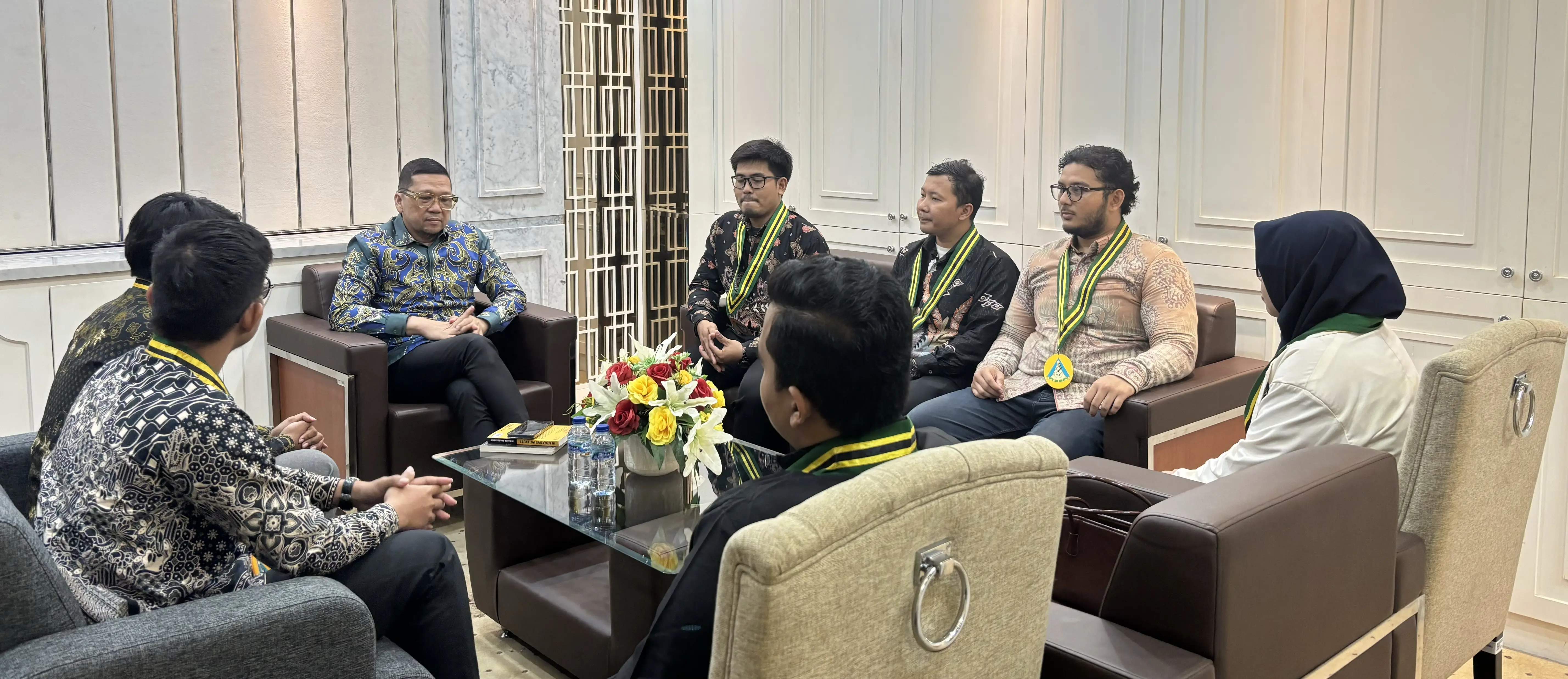 Ahmad Doli Kurnia Tanjung Terima Silaturahmi PB PII di Nusantara I DPR RI