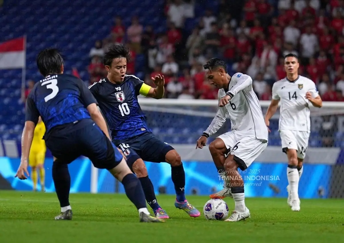 Timnas Indonesia Dibantai Jepang 0-6 di Kualifikasi Piala Dunia 2026