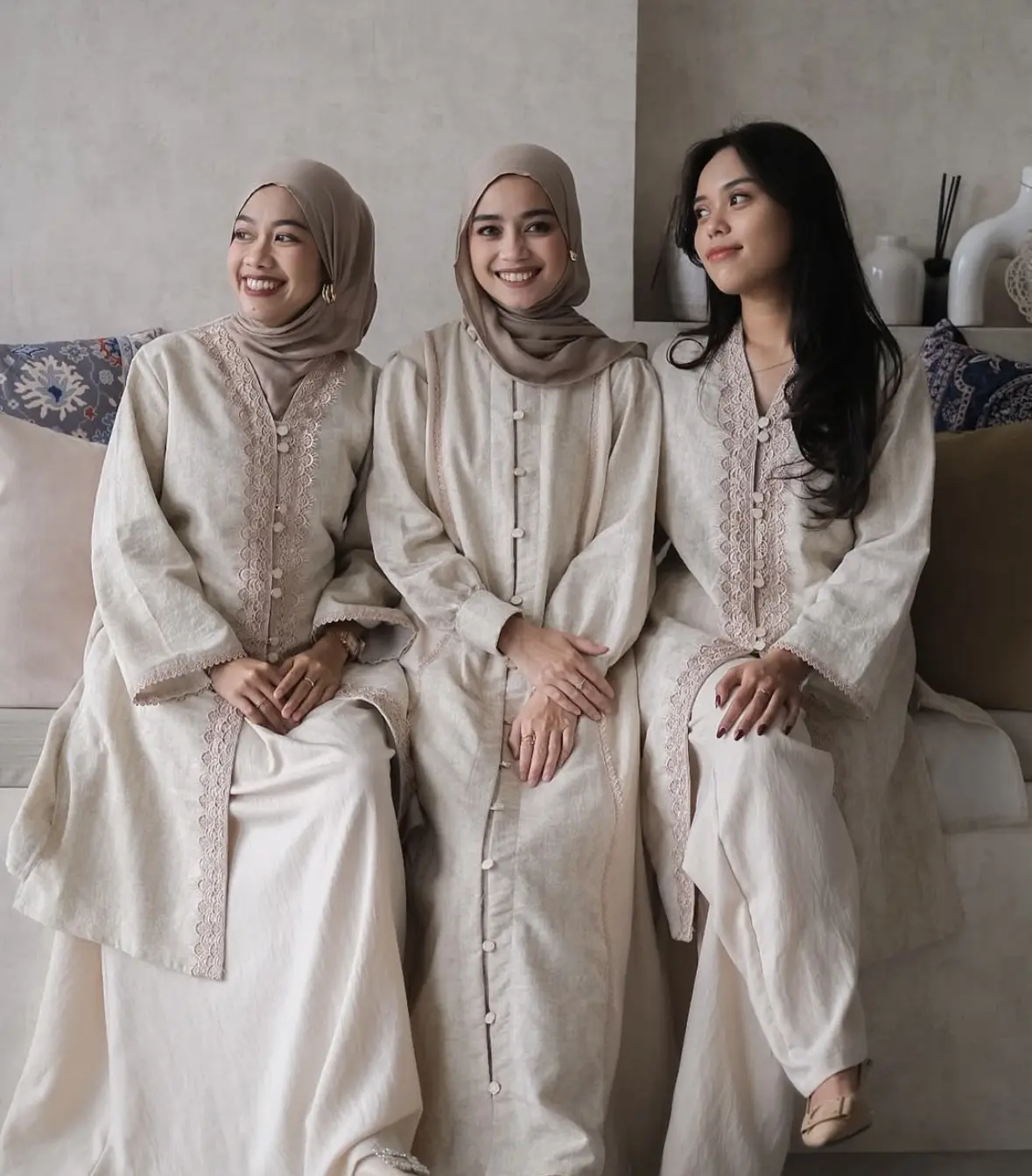 5 Outfit Brand Lokal Tunik Lebaran