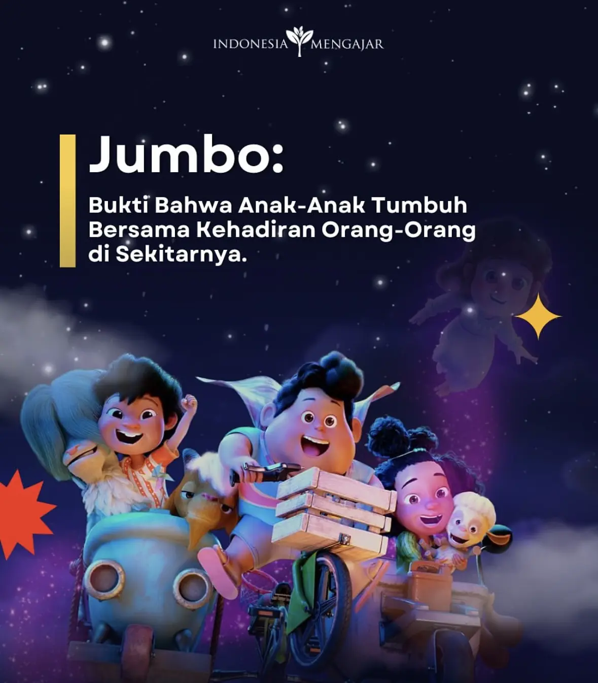 Film Jumbo Berhasil Beri Edukasi Inspiratif dan Menyentuh, Yuk Simak!