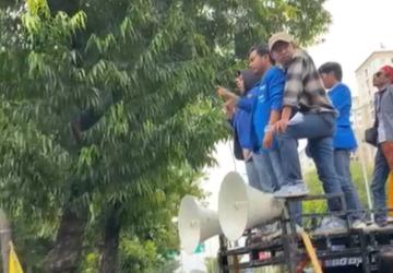 PB PMII Gelar Aksi di Depan Kantor Kemendes PDT RI