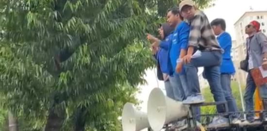 PB PMII Gelar Aksi di Depan Kantor Kemendes PDT RI