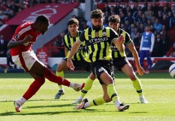 Manchester City Tumbang 0-1 di Kandang Nottingham Forest