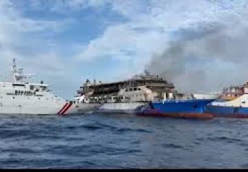 5 Orang Tewas dalam Kebakaran KMP Barcelona V di Perairan Talise, 284 Penumpang Selamat