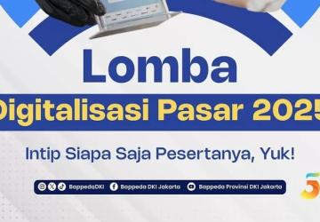 Pemprov DKI Jakarta Luncurkan Lomba Digitalisasi Pasar 2025 di Pasar Mayestik