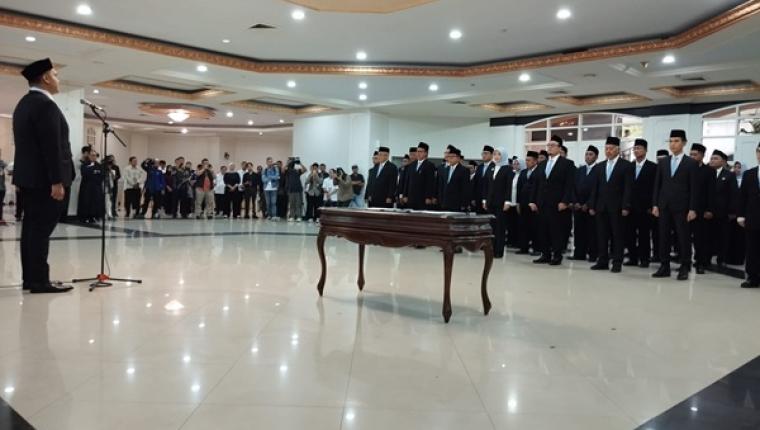 Menpora Lantik 46 Pejabat dan Luncurkan Logo Baru Kemenpora sebagai Simbol Semangat Indonesia Mendunia