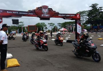Kiki Araxa Juarai Kelas HDC-10 Vario 160cc Standar di Honda Dream Cup 2025 Seri Malang