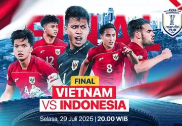 Final Piala AFF U-23 2025: Indonesia vs Vietnam, Malam Ini di GBK