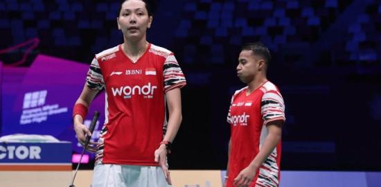 Gagal Menang, Rehan/Gloria Takluk dari Pasangan India di Laga Perdana Grup D