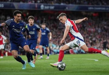 Arsenal Tumbang di Kandang, PSG Menang Tipis 1-0 di Leg Pertama Semifinal Liga Champions