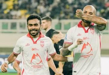 Malut United Tumbangkan Dewa United 3-1 di Banten International Stadium