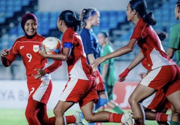 Timnas Putri Indonesia U-20 Tutup Kualifikasi Piala Asia dengan Kemenangan Telak 4-0 atas Turkmenistan