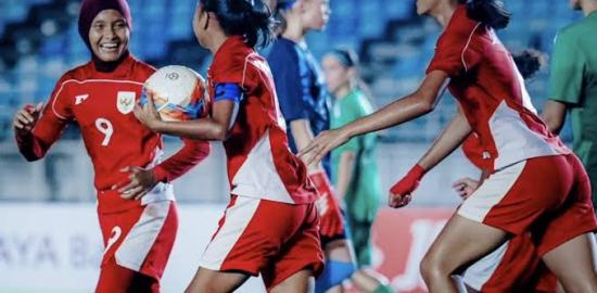 Timnas Putri Indonesia U-20 Tutup Kualifikasi Piala Asia dengan Kemenangan Telak 4-0 atas Turkmenistan