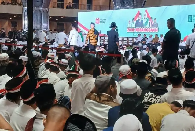 PB Jatma Aswaja Gelar Zikir Kebangsaan dan Ikrar Bela Negara di Masjid Istiqlal