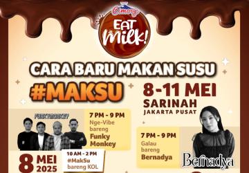 Cimory Gelar Konser dan Festival Gratis di Anjungan Sarinah Jakarta, 8–11 Mei 2025