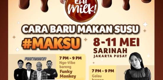 Cimory Gelar Konser dan Festival Gratis di Anjungan Sarinah Jakarta, 8–11 Mei 2025