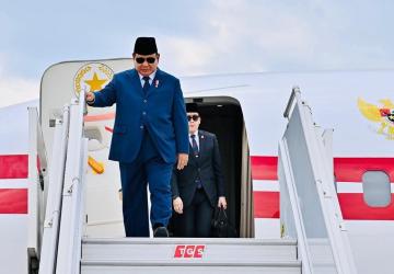 Lanjutkan Lawatan di Turki, Presiden Prabowo Tiba di Antalya