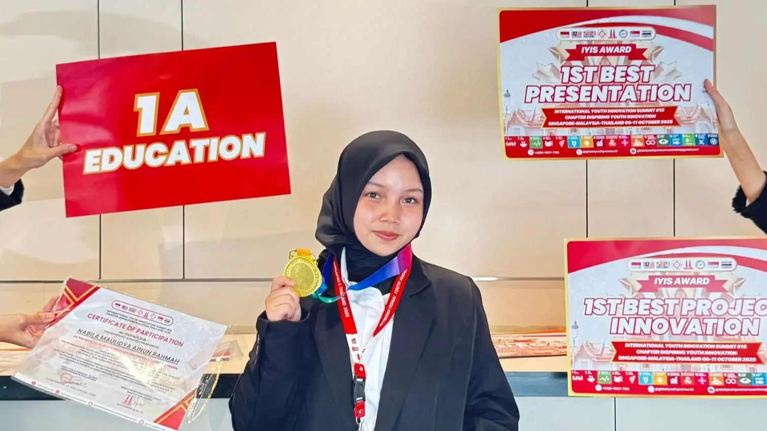 Mahasiswa UIN Sunan Kalijaga Raih Dua Penghargaan di International Youth Innovation Summit 2025
