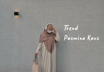 Trend Pasmina Kaos, Solusi Sat Set Bagi Pengguna Hijab