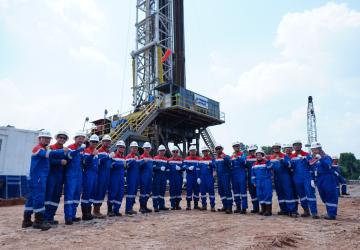 Pertamina Hulu Rokan Optimalkan Produksi Minyak melalui Batch Drilling Onshore di Cluster Benuang