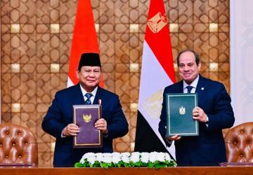 Presiden Prabowo dan Presiden El-Sisi Sahkan Pernyataan Bersama Kemitraan Strategis Indonesia–Mesir