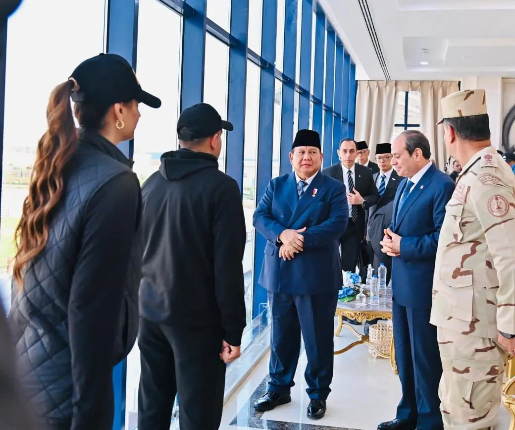 Presiden Prabowo dan Presiden El-Sisi Sambangi Akmil Mesir