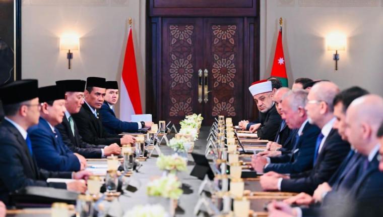 Presiden Prabowo dan Raja Abdullah II Sepakat Tingkatkan Kerja Sama Strategis