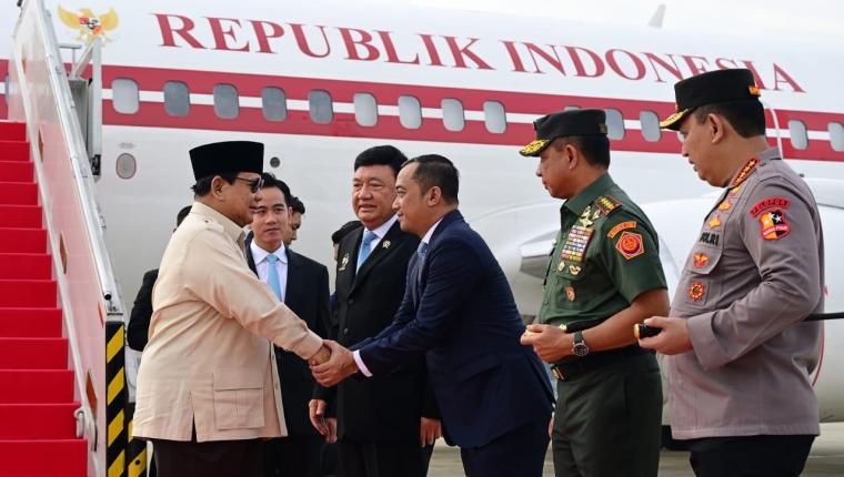 Presiden Prabowo Tiba di Tanah Air Usai Lawatan ke Kawasan Timur Tengah dan Turki