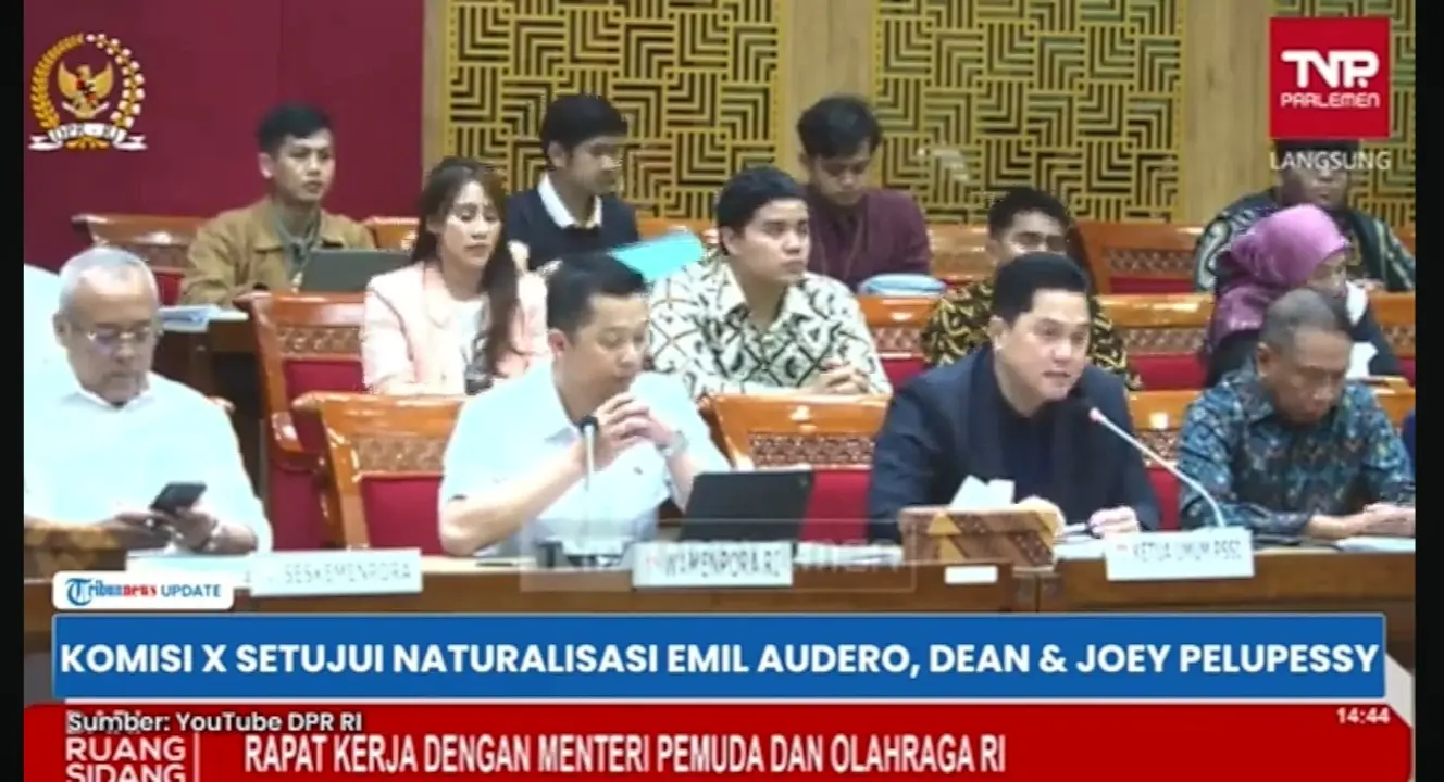 Komisi X DPR RI Setujui Naturalisasi Emil Audero, Dean James dan Joey Pelupessy