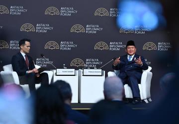 Sesi ADF Talk, Presiden Prabowo: Kita Tidak Bisa Menyerah pada Diplomasi