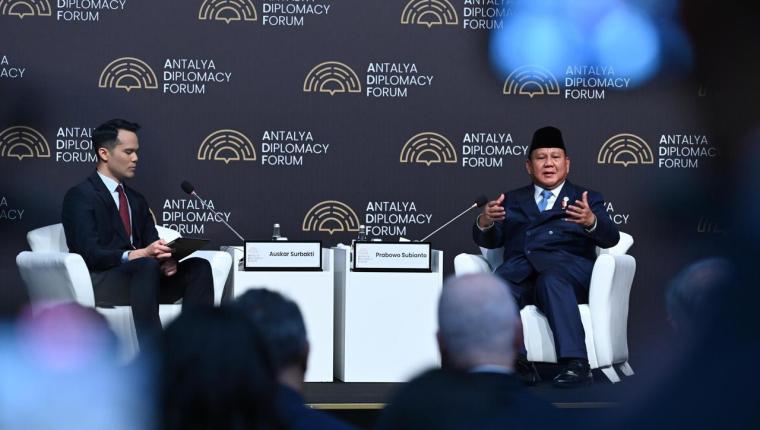Sesi ADF Talk, Presiden Prabowo: Kita Tidak Bisa Menyerah pada Diplomasi
