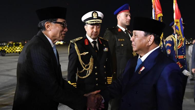 Tiba di Kairo, Presiden Prabowo akan Bertemu Presiden El Sisi