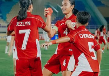 Timnas Putri Indonesia U-16 Unggul 5-0 Atas Timor Leste di Babak Pertama