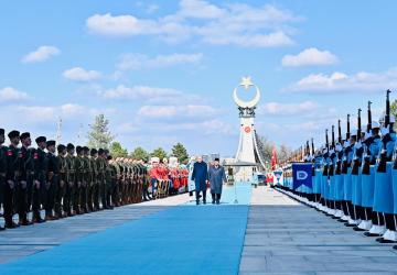 Upacara Meriah dan Penuh Kehormatan Sambut Presiden Prabowo di Istana Kepresidenan Turki